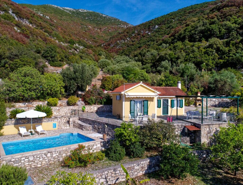 Villa Piso Aetos View op Ithaki, 15 dagen Vathi Griekenland