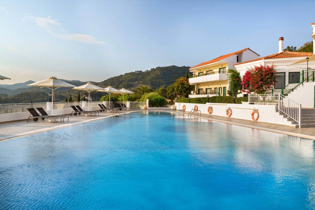 Kalidon Panorama Samos Kokkari Griekenland