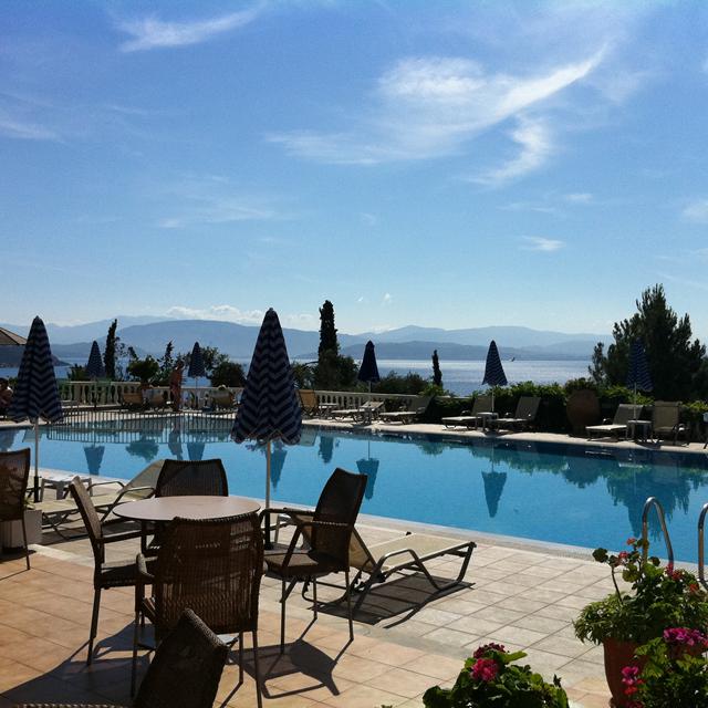 Hotel Nautilus - logies/ontbijt Corfu Barbati Griekenland