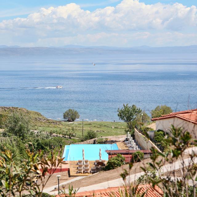 Hotel Belvedere - zomer 2027 Lesbos Molivos Eftalou Griekenland