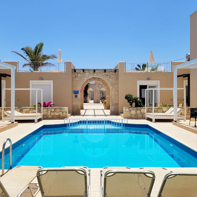 Azure Beach Villas - inclusief huurauto Kreta Chania Kissamos Griekenland
